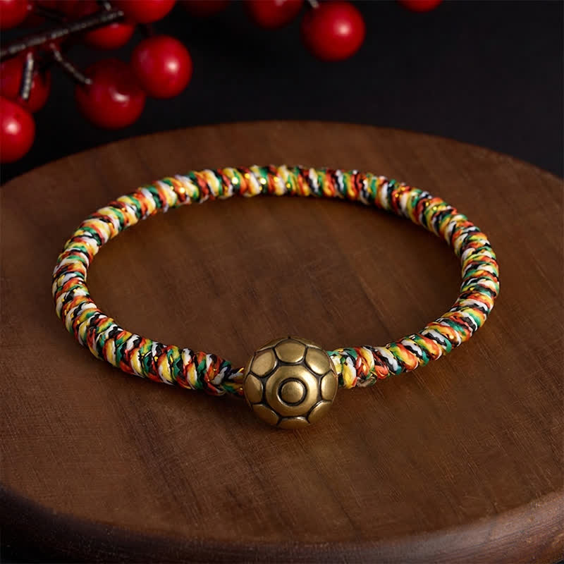 Buddha Stones Pulsera trenzada de equilibrio con hilo colorido tejido a mano - Flor de Gesang - 7,5 pulgadas (19 cm) - image 11