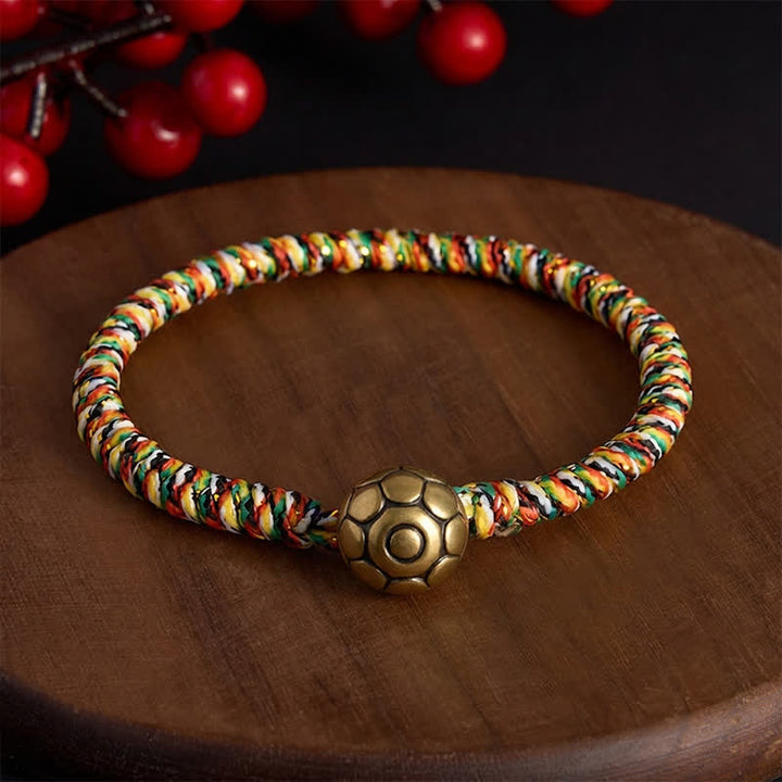 Buddha Stones Pulsera trenzada de equilibrio con hilo colorido tejido a mano - Flor de Gesang - 7,5 pulgadas (19 cm) - image 11
