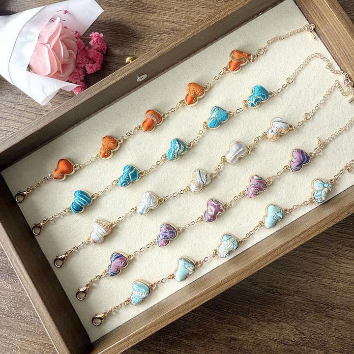 Buddha Stones Pulsera Song Brocade Copper Pumpkin Blessing Gold Tone - image 6