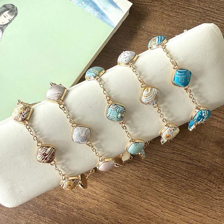 Buddha Stones Pulsera Copper Song Brocade Square Vintage Elegance - image 11