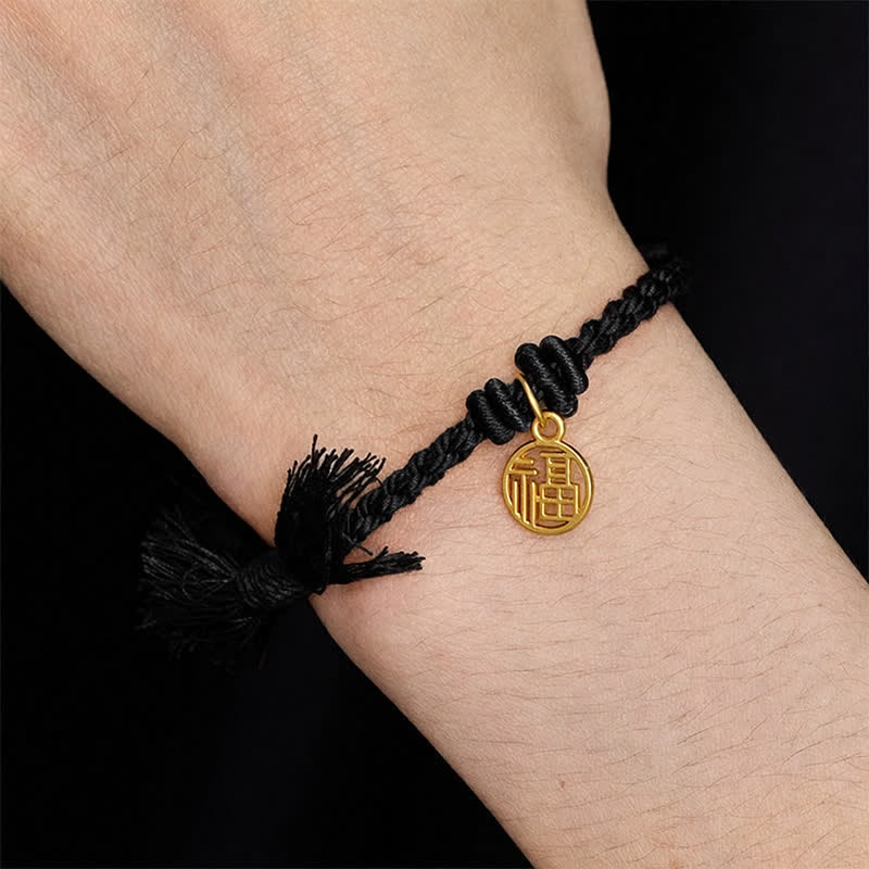 Buddha Stones Pulsera de hilo rojo con loto de cobre para un nuevo comienzo - image 18