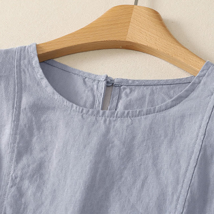 Buddha Stones Camiseta sin mangas elegante y casual de verano para mujer. - image 1