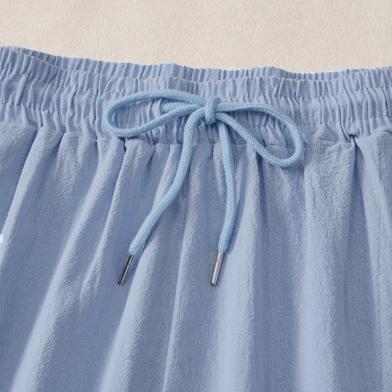 Pantalones cortos tipo bermudas informales de verano con cordón ajustable y estampado de Buddha Stones, para mujer, de pierna recta y con bolsillos. - image 18