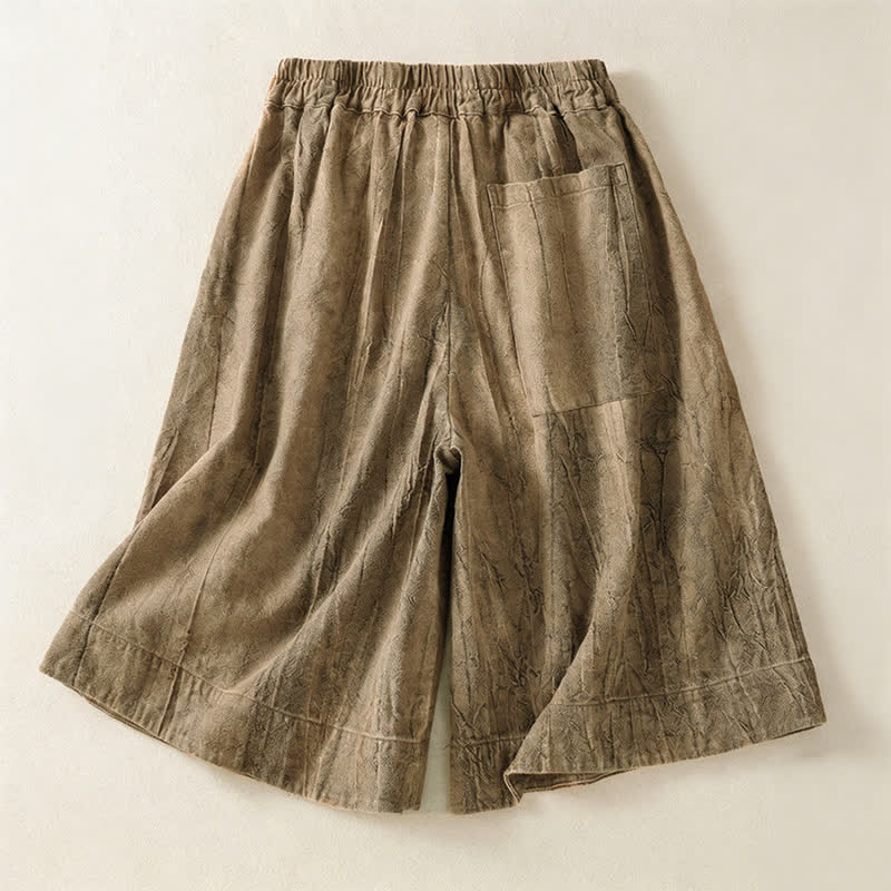 Buddha Stones Pantalones cortos minimalistas de verano para mujer con bolsillo - image 1