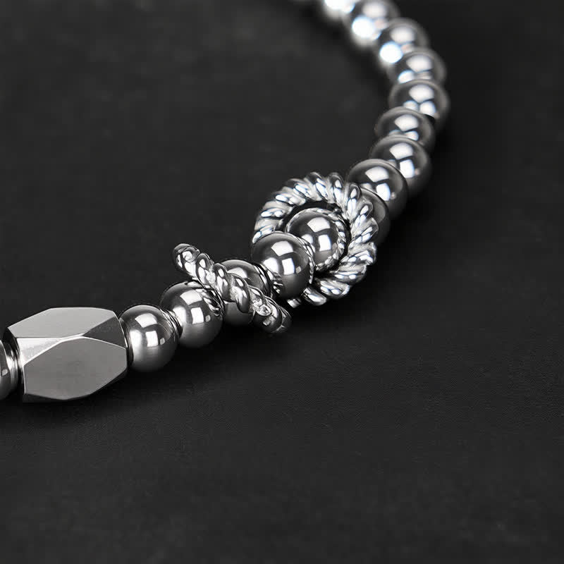 Pulsera de pareja con diseño de cuentas de cobre y latón para el cuidado personal y la riqueza de Buddha Stones - image 14