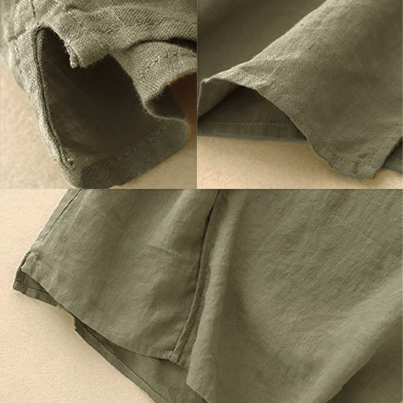 Chaleco sin mangas para mujer con bordado étnico de Buddha Stones y diseño asimétrico - image 6