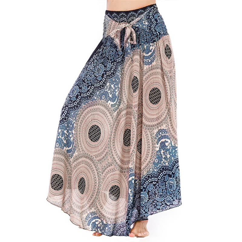 Vestido con falda de encaje y estampado de rosa de los vientos estilo bohemio de Buddha Stones Two Style Wear - Rosa Misty - US4-12, UK/AU8-16, EU36-44 (F) - image 26
