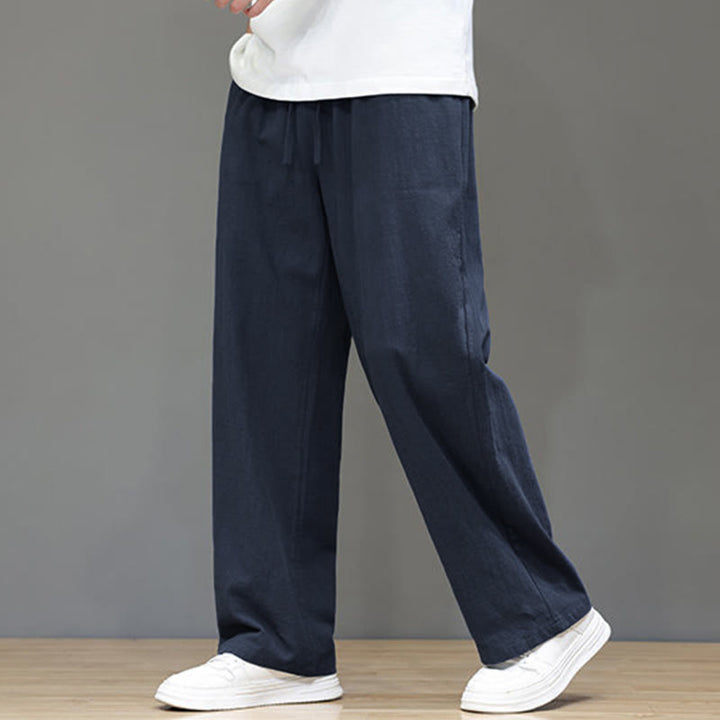 Pantalones rectos de verano para hombre con bolsillos , de la Buddha Stones. - image 6