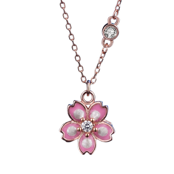 Colgante de plata de ley 925 con Buddha Stones , flor de cerezo, protección giratoria - image 6