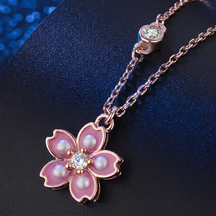 Colgante de plata de ley 925 con Buddha Stones , flor de cerezo, protección giratoria - image 2