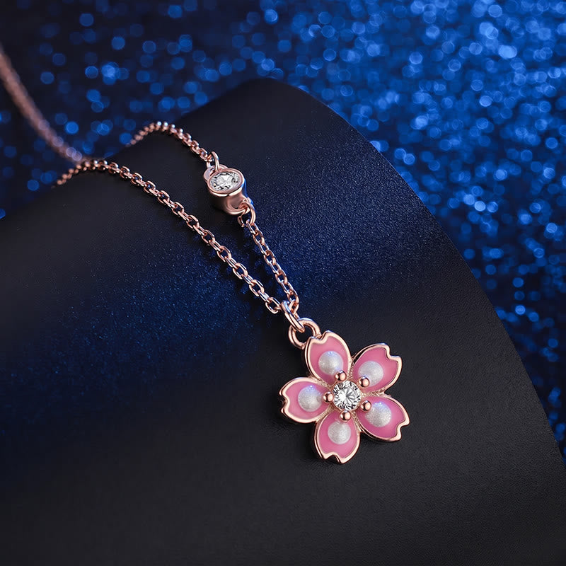 Colgante de plata de ley 925 con Buddha Stones , flor de cerezo, protección giratoria - image 1