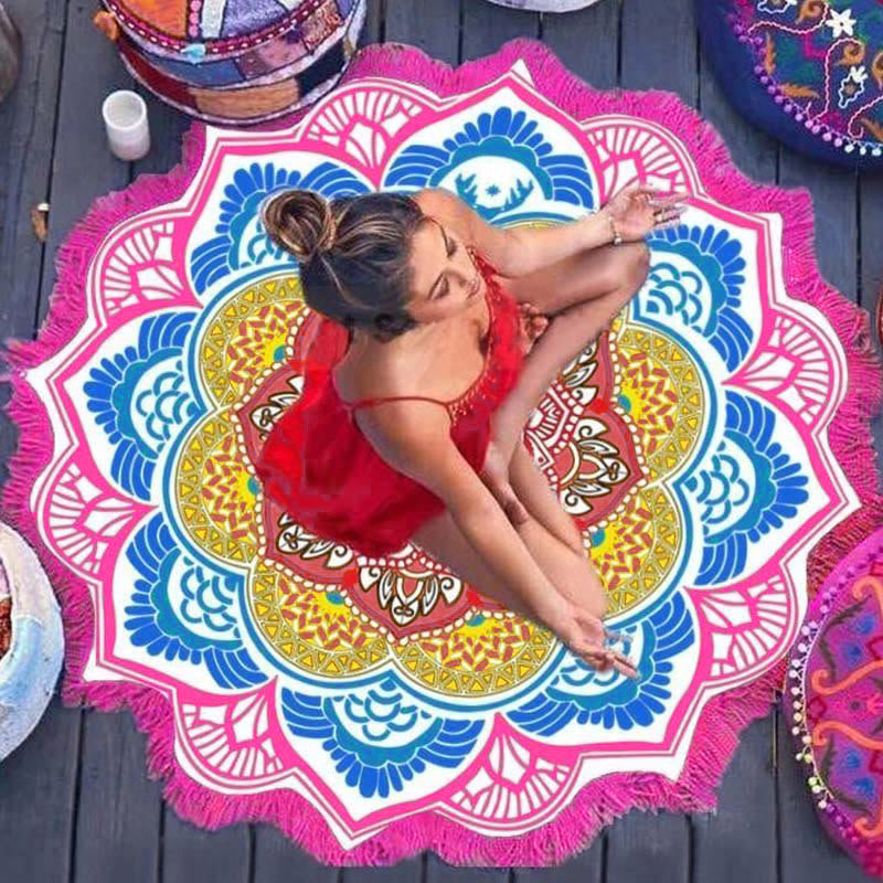 Decoración de estera de armonía con Mandala tibetano de Buddha Stones - image 12