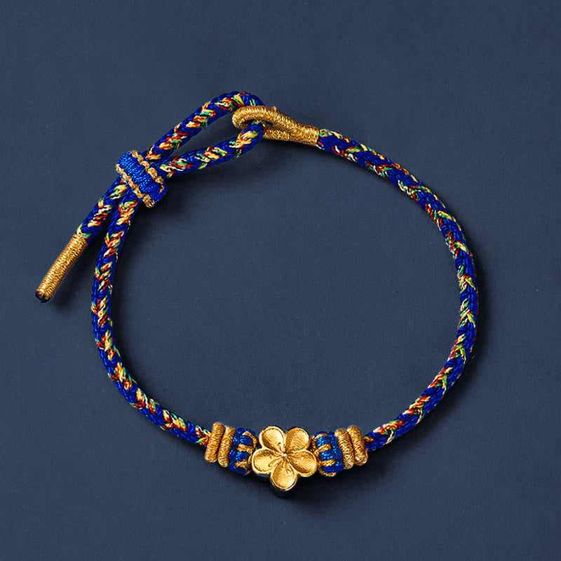 Buddha Stones Pulsera de la paz Om Mani Padme Hum tejida a mano con hilo - image 16