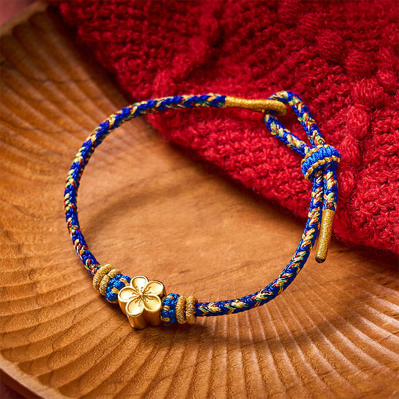 Buddha Stones Pulsera de la paz Om Mani Padme Hum tejida a mano con hilo - image 14