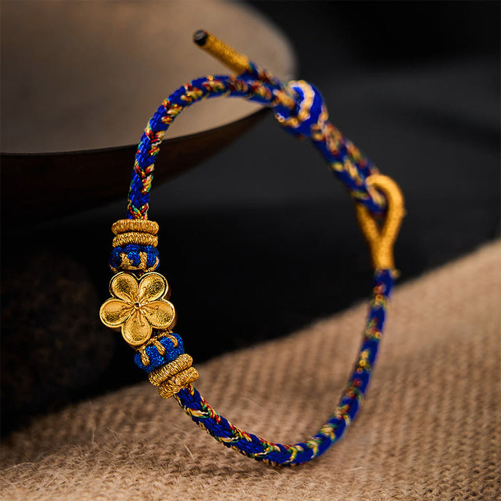 Buddha Stones Pulsera de la paz Om Mani Padme Hum tejida a mano con hilo - image 15