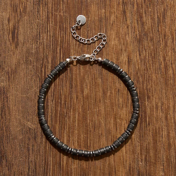 Buddha Stones Pulsera protectora de cuentas de piedra esmerilada de lapislázuli y amatista natural - image 11