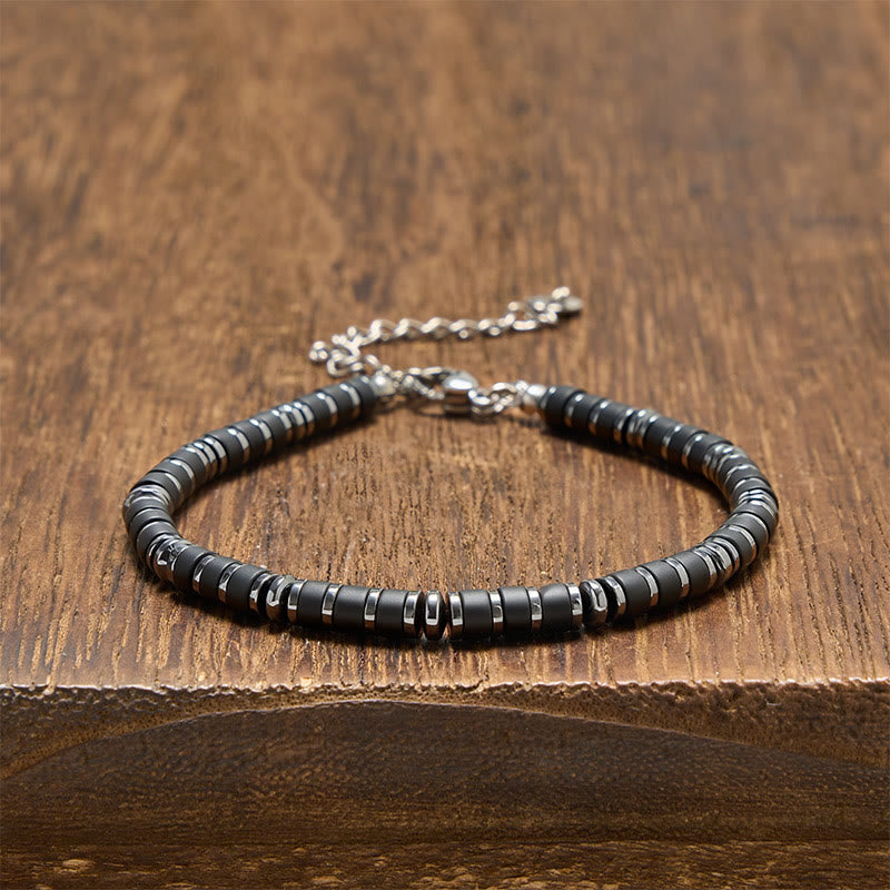 Buddha Stones Pulsera protectora de cuentas de piedra esmerilada de lapislázuli y amatista natural - Piedra esmerilada (circunferencia de la muñeca: 15-18 cm) - image 10