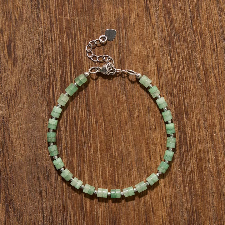 Buddha Stones Pulsera de cuentas planas de amatista, ojo de tigre, cuarzo rosa, jaspe azul moteado y obsidiana negra. - image 26