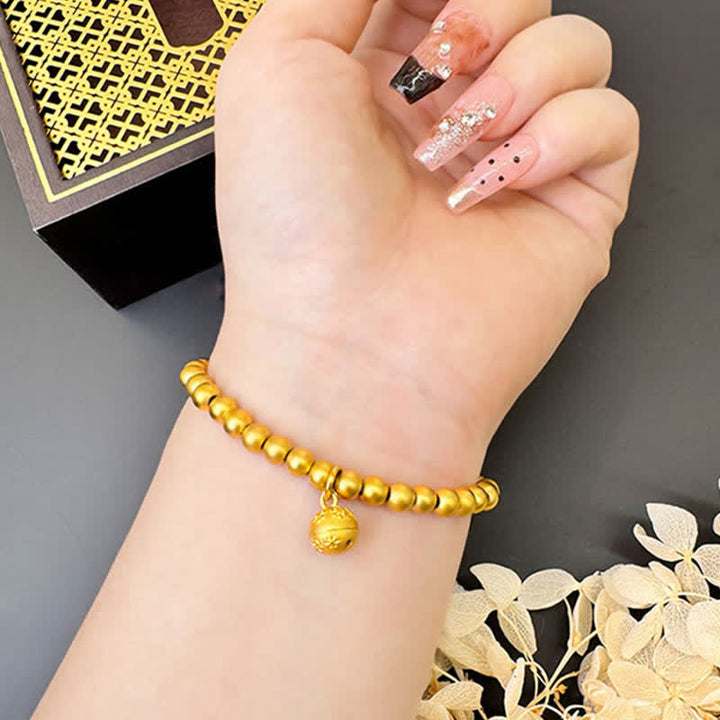 Buddha Stones Pulsera con dije de cuentas de cobre esmaltado con diseño de pavo real y autoconfianza - image 2