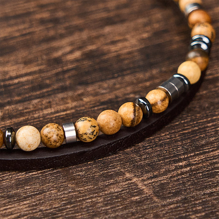 Buddha Stones Pulsera de cuero de doble vuelta Lapislázuli Truth - image 28