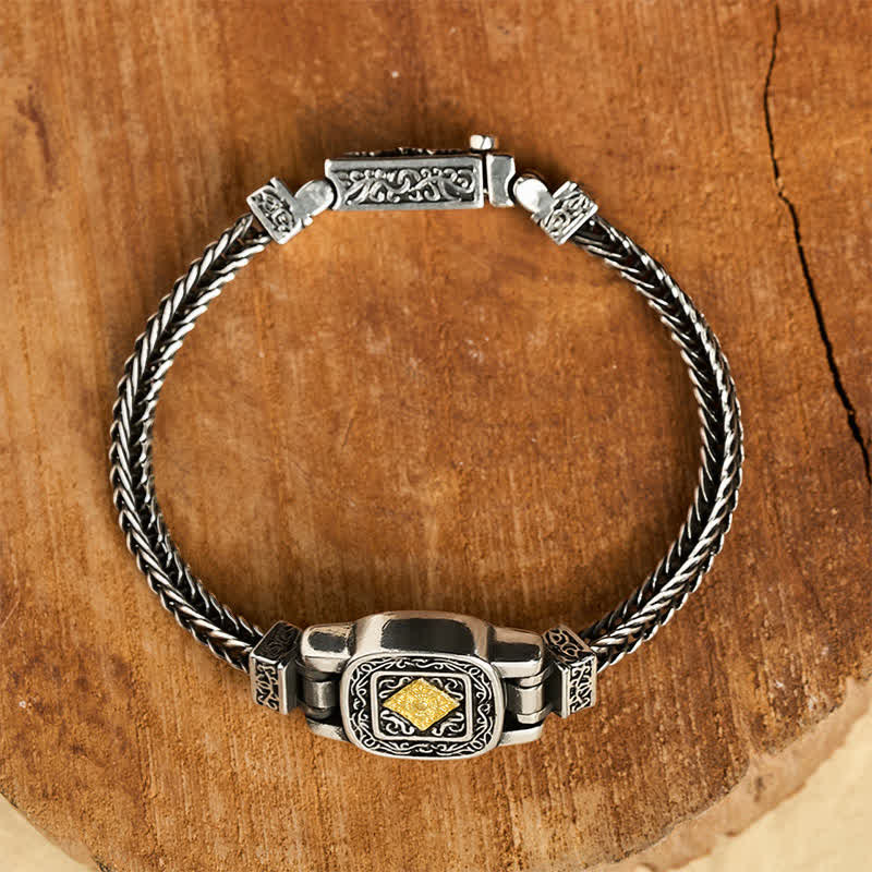 Buddha Stones Pulsera de iluminación Vajra de cobre - image 2