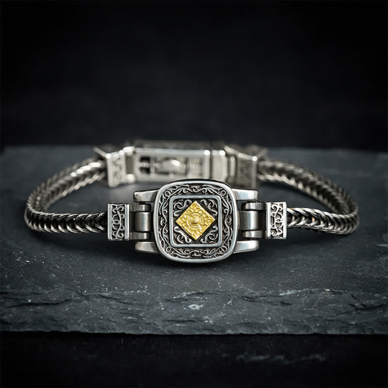Buddha Stones Pulsera de iluminación Vajra de cobre - 7,5–7,9 pulgadas (19–20 cm) - image 0