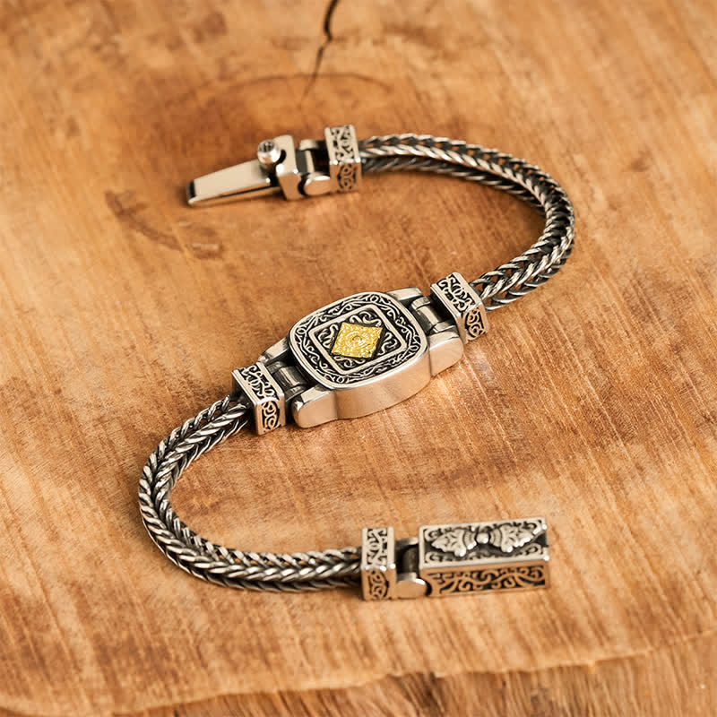 Buddha Stones Pulsera de iluminación Vajra de cobre - image 8
