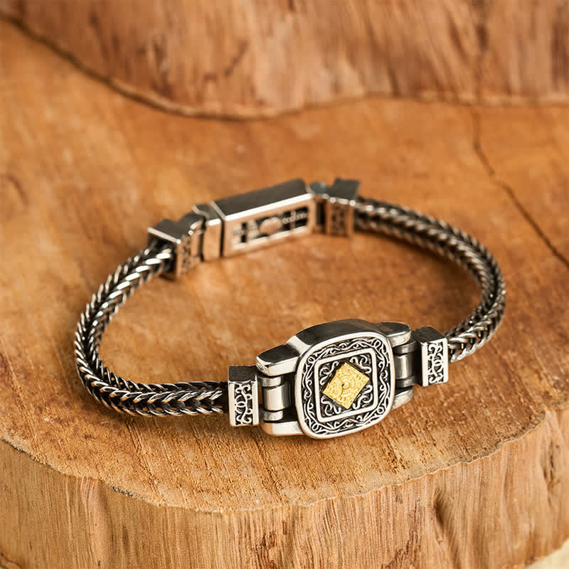 Buddha Stones Pulsera de iluminación Vajra de cobre - image 4