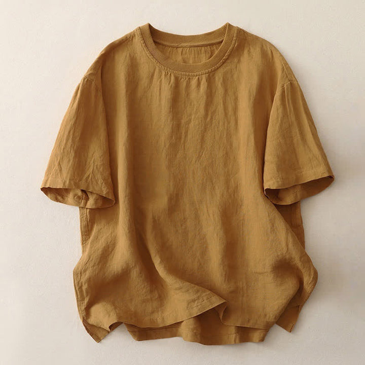 Camiseta de manga corta para mujer con cuello redondo y diseño de Buddha Stones. - vara de oro - US14，UK/AU18，EU46 (2XL) - image 12