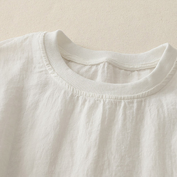Camiseta de manga corta para mujer con cuello redondo y diseño de Buddha Stones. - image 5