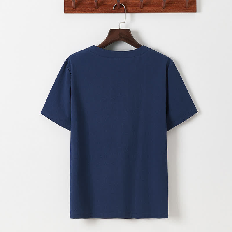 Buddha Stones Conjunto de 2 piezas: Camisa y pantalón de manga corta de algodón y lino con estampado de bambú y botones de estilo Tang, ideales para el verano. También disponible como prenda de meditación para hombre con bolsillos. - image 3