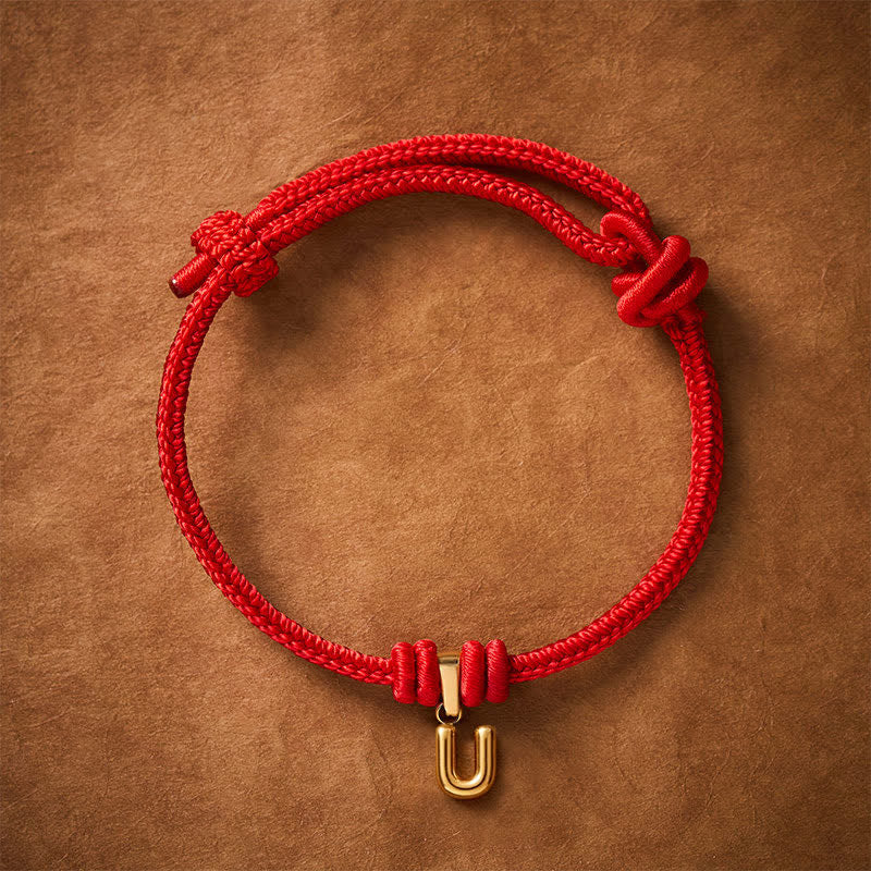 Buddha Stones Pulsera Faith de acero de titanio con letra roja - U - 6,7–7,5 pulgadas (17–19 cm) - image 43