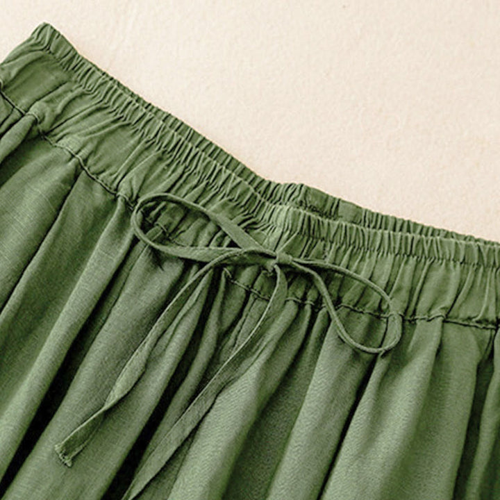 Pantalones capri harem cortos para mujer con cintura elástica y bolsillos, estampado Buddha Stones, ideales para el verano. - image 28