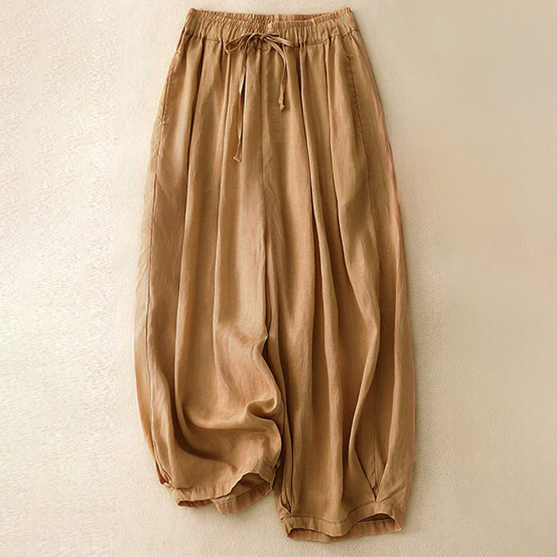 Pantalones capri harem cortos para mujer con cintura elástica y bolsillos, estampado Buddha Stones, ideales para el verano. - Perú - US8-10，UK/AU12-14，EU40-42 (2XL) - image 22
