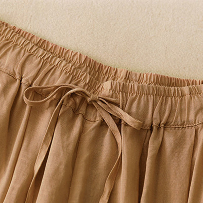 Pantalones capri harem cortos para mujer con cintura elástica y bolsillos, estampado Buddha Stones, ideales para el verano. - image 23