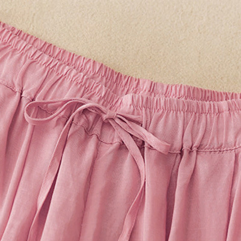 Pantalones capri harem cortos para mujer con cintura elástica y bolsillos, estampado Buddha Stones, ideales para el verano. - image 19