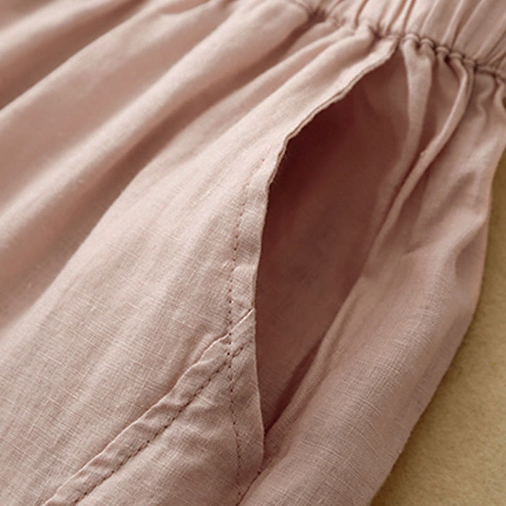 Pantalones cortos informales lisos con estampado de Buddha Stones para mujer, estilo harem con bolsillos. - image 22