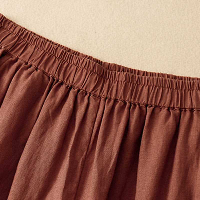 Pantalones cortos informales lisos con estampado de Buddha Stones para mujer, estilo harem con bolsillos. - image 16