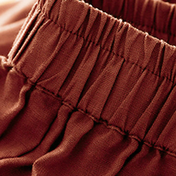 Pantalones cortos informales lisos con estampado de Buddha Stones para mujer, estilo harem con bolsillos. - image 17
