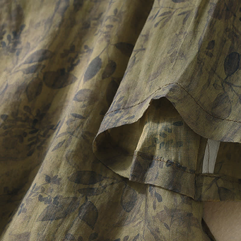 Camisa de manga tres cuartos para mujer con diseño de bordado de Buddha Stones - image 17