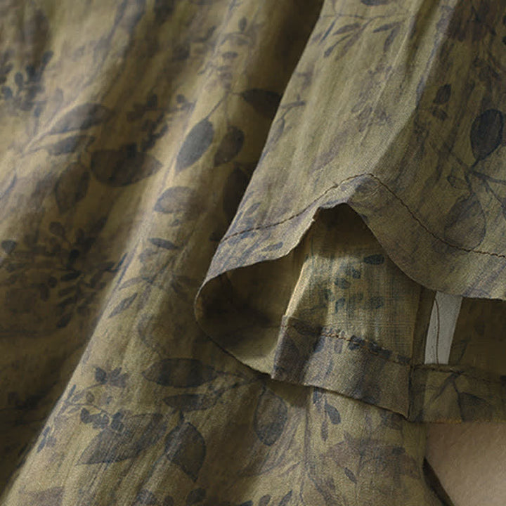 Camisa de manga tres cuartos para mujer con diseño de bordado de Buddha Stones - image 17