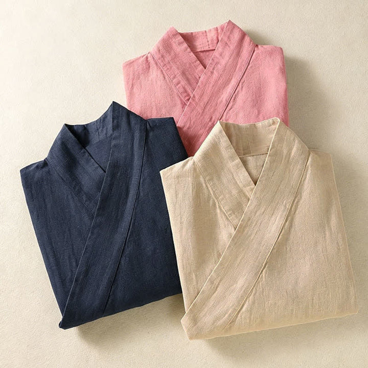 Buddha Stones Camisas de manga larga para mujer, estilo casual Tang, con cuello en V y cordón ajustable, ideales para primavera y verano. - image 21
