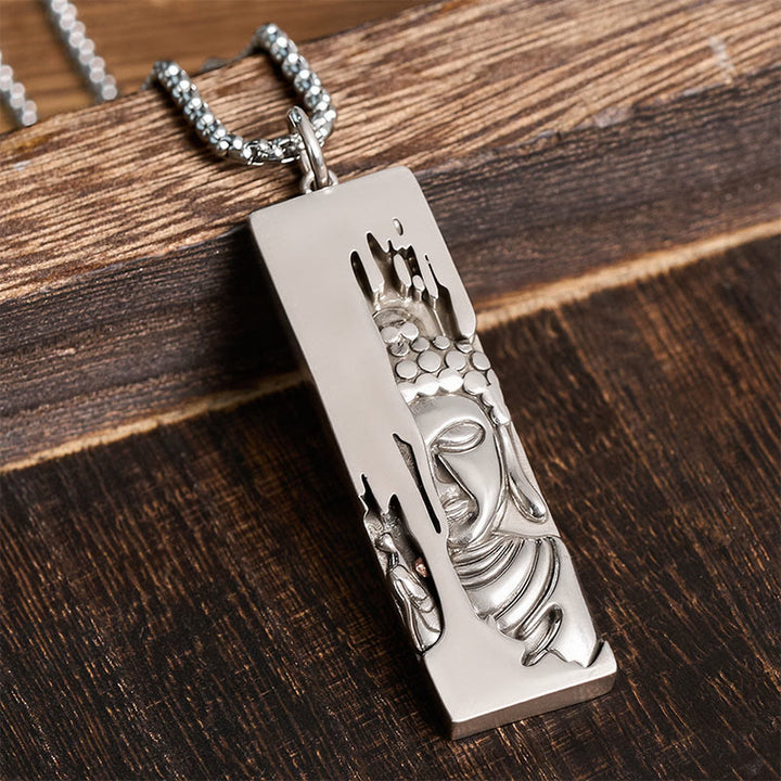 Amuleto de protección y fuerza de Buddha Stones Tathagata, collar con colgante de estilo vintage para la buena suerte. - image 10