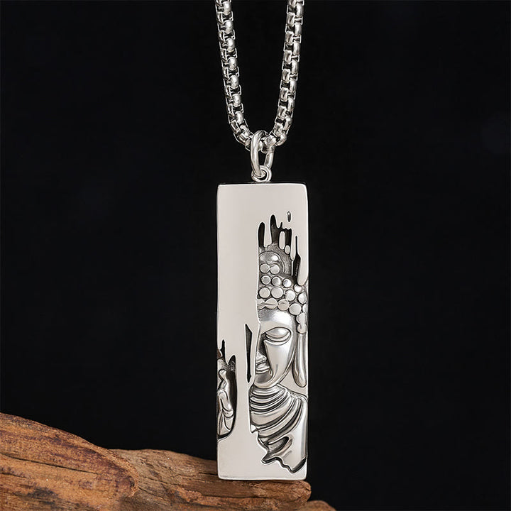 Amuleto de protección y fuerza de Buddha Stones Tathagata, collar con colgante de estilo vintage para la buena suerte. - image 8