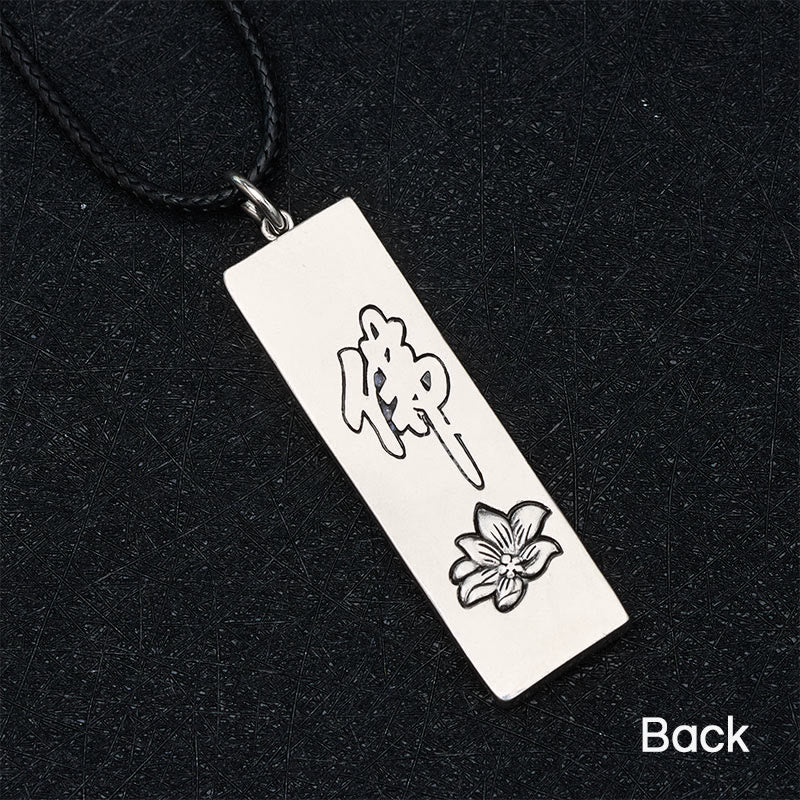 Amuleto de protección y fuerza de Buddha Stones Tathagata, collar con colgante de estilo vintage para la buena suerte. - image 4