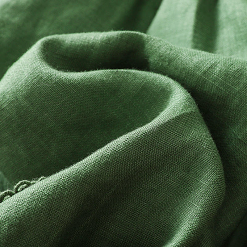 Pantalones harem de verano para mujer con cordón ajustable y bolsillos , de Buddha Stones. - image 12