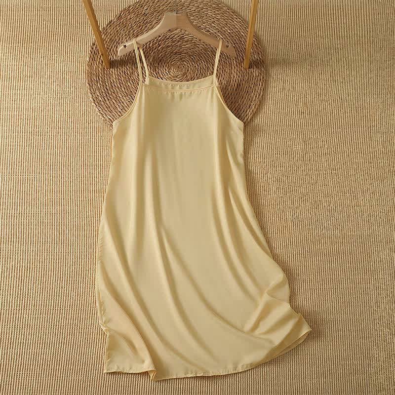 Buddha Stones Conjunto de 2 piezas de vestido de verano informal bohemio liso con cuello redondo y manga hasta el codo para mujer con bolsillo. - image 12