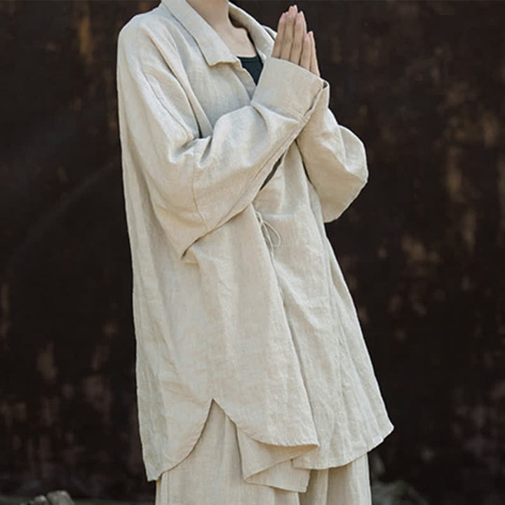 Ropa de algodón ramio con Buddha Stones para meditar - image 6