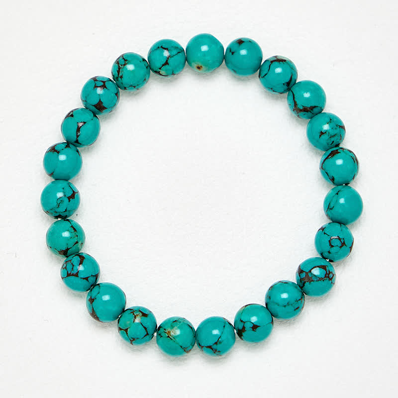 Buddha Stones Pulsera protectora de cuentas turquesas - image 3