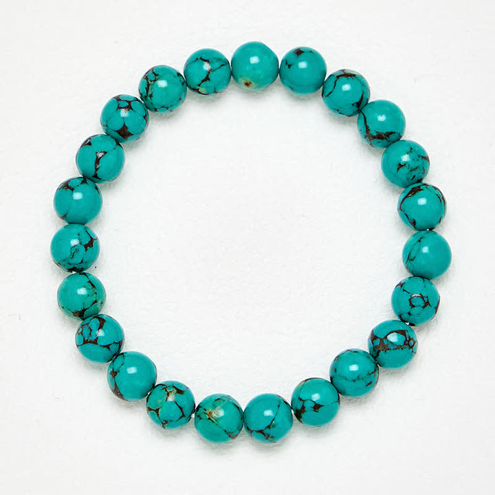 Buddha Stones Pulsera protectora de cuentas turquesas - image 3